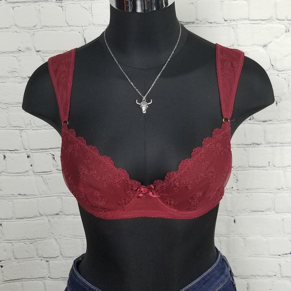 BLUSH- Burgundy bra| 34 C - Picture 2 of 13